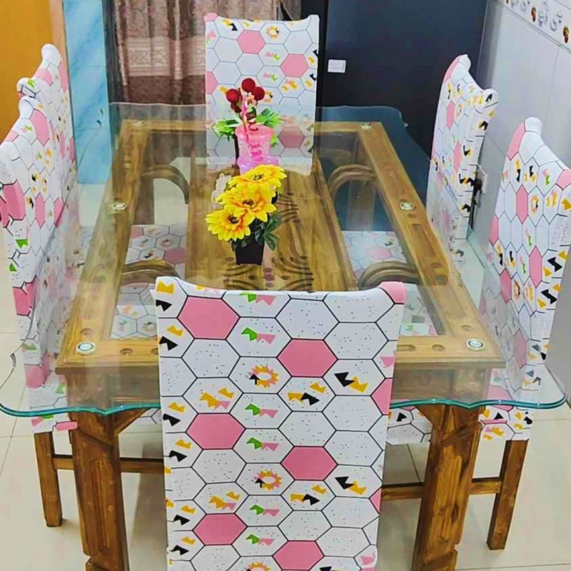 pink chair cover