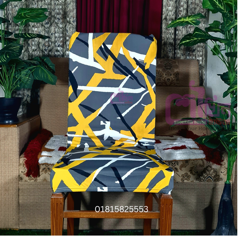 4pc Cover Dining Set (Yellow Colour) China Premium Quality Chair Cover