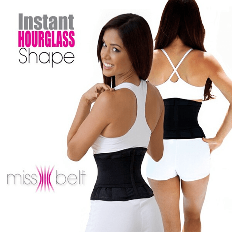 Miss Belt Big Size Body Shaper Double Part Neoprene Fabric Belt ডেলিভারি ফ্রী